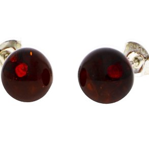 restikker af gte rav kirsebrrd og Sterling slv .925 