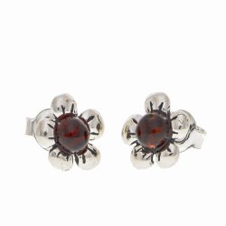 Blomster restikker af rav og slv